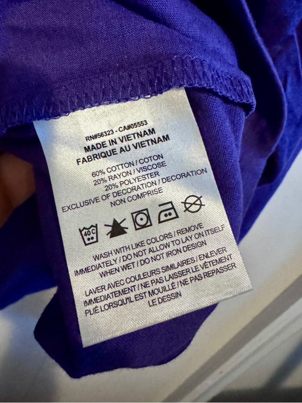 Nike Purple and Orange Clemson Paw Pullover Hoodie - Picture 4 of 4